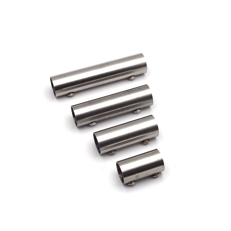 Stainless Steel Pipe Connector Round Pipe Clothes Rod Clothes Hanging Flange Fastener Shelf Fixture Connector Elbow - Image 5
